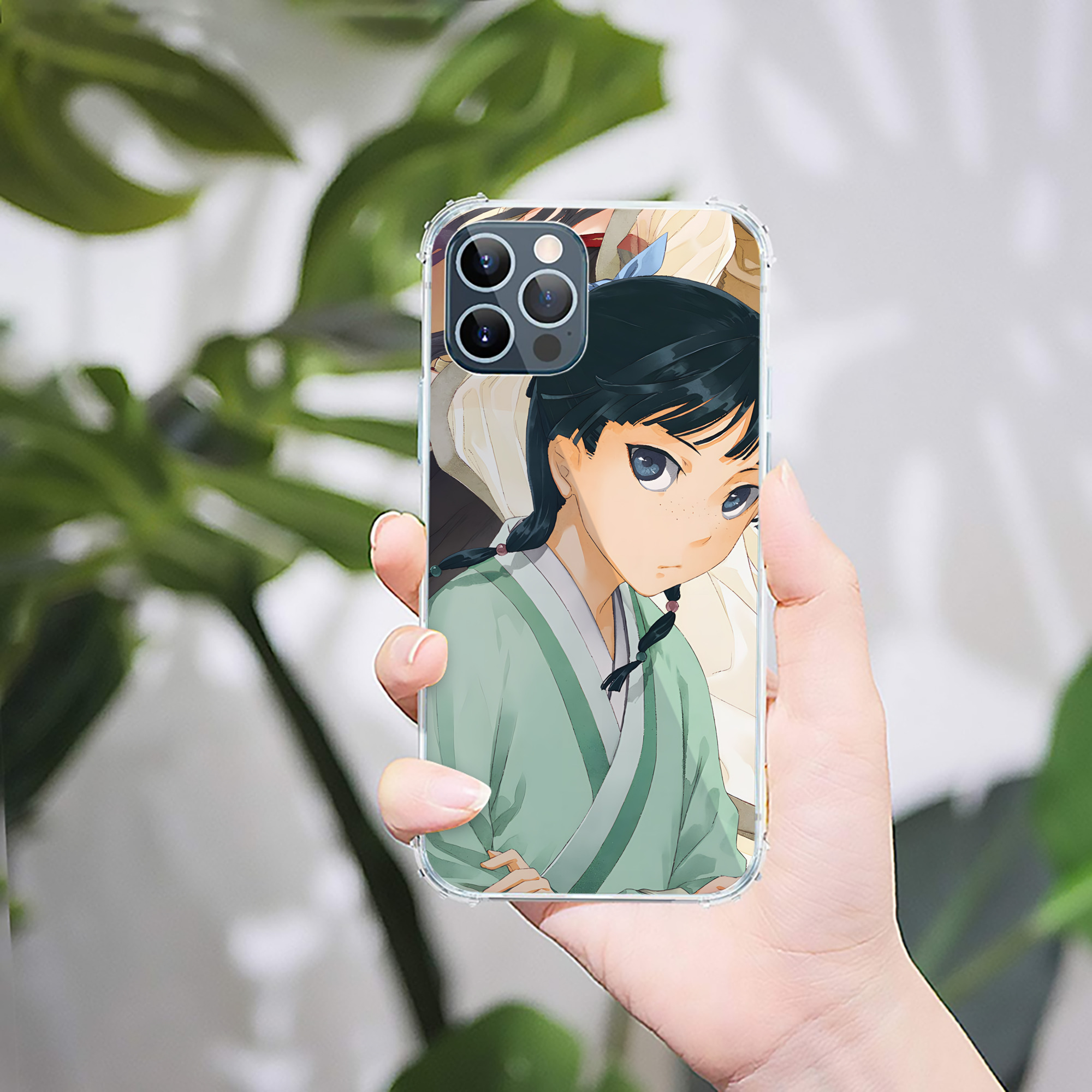 （画像用） 薬屋のひとりごと The Apothecary Diaries 【iPhone 12シリーズ対応】透明スマホケース（クリアソフトケース）